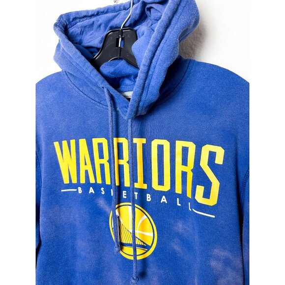 Golden State Warriors NBA Hoodie XLarge Blue Cotton/Polyester - Picture 2 of 5
